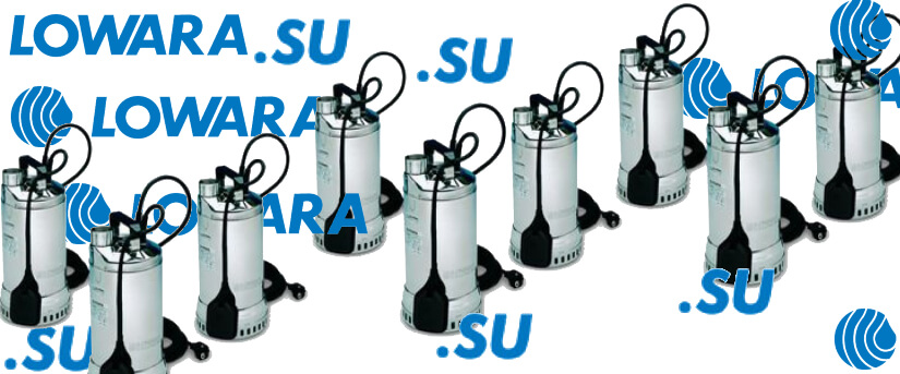 Серия Lowara DIWA – типичный пример качественного дренажного насосного оборудования
